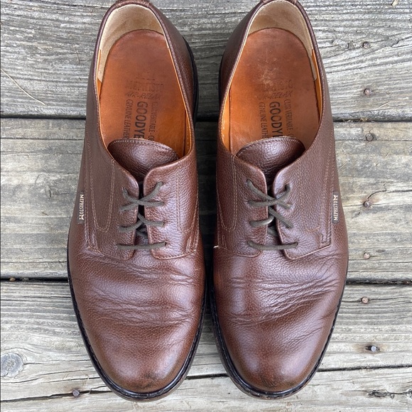 Mephisto Marlon Chestnut Brown Leather Lace Up Shoes Men\'s Size 9.5 main image 11